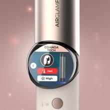 AirGlam 14in1 Flex Champagne Cepillo moldeador, con 14 accesorios, función flex, pantalla digital y estuche de cuero