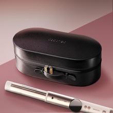 AirGlam 14in1 Flex Champagne Cepillo moldeador, con 14 accesorios, función flex, pantalla digital y estuche de cuero