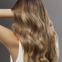 AirGlam 14in1 Flex Champagne Cepillo moldeador, con 14 accesorios, función flex, pantalla digital y estuche de cuero