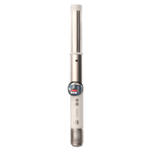 AirGlisse 14in1 Flex Champagne Cepillo moldeador, con 14 accesorios, función flex, pantalla digital y estuche de cuero