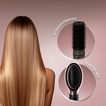 AirGlam 14in1 Flex Black Cepillo moldeador AirGlam 14in1 Flex Champagne, con 14 accesorios, función flex, pantalla digital y estuche de cuero