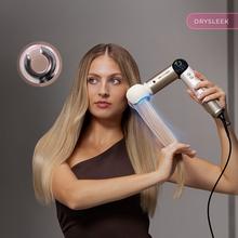 AirGlam 14in1 Flex Black Cepillo moldeador, con 14 accesorios, función flex, pantalla digital y estuche de cuero