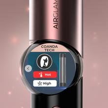 AirGlam 14in1 Flex Black Cepillo moldeador AirGlam 14in1 Flex Champagne, con 14 accesorios, función flex, pantalla digital y estuche de cuero