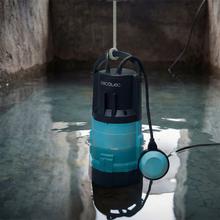 Neptunus 750 Dark&Crystal 2-in-1-Wasserpumpe für sauberes und schmutziges Wasser mit 750 W. Bis zu 14.000 l/h. Einfacher Entwässerungswechsel. Low-Suction-Funktion. Partikel bis zu 25 mm. Maximale Förderhöhe 7,5 m und 7 m Tiefe. Schwimmerschalter. IPX8. Kabel 10m.