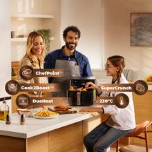 Cecofry&Crunch 6500 Cecotec Freidora de Aire 6 L Cecofry&Crunch 6500 | 2150 W, Motor CookBoost BLDC, 30% Más Rápido, Control Preciso de Flujo de Aire, Pantalla Táctil Digital, Capacidad 6 Litros