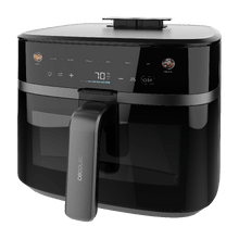 Cecofry&Crunch 8000 Motor BLDC  8L y 1800W con doble elemento calefactor Temperatura ajustable y temporizador. Pantalla a color y ventana de visibilidad.