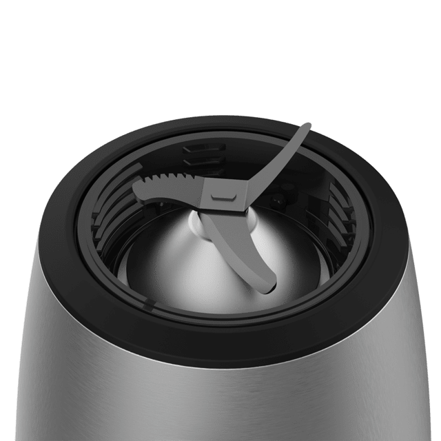 Power Black Titanium 2300MAX Inox Batidora de vaso con acabados en acero inoxidable de 2300 W de maxima potencia, con cuchilla con recubrimiento de titanio negro y 1,8 L de capacidad. Incluye filtro para licuados sin pulpa.