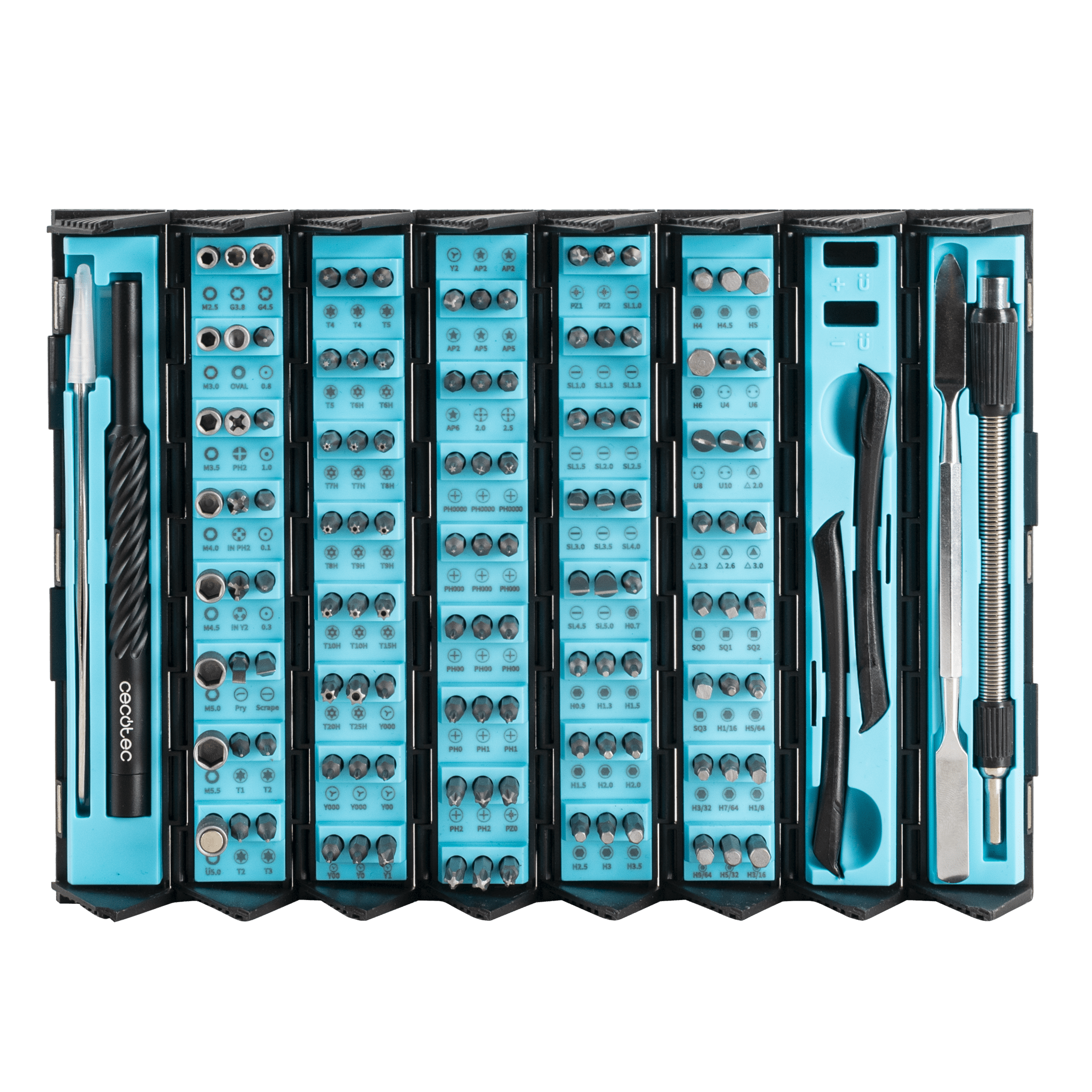 Estuche con puntas y accesorios Cecotec PrecissionGyro 300 Infinity