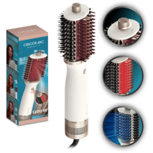 Air DryBold Elite: Cepillo Moldeador, 1200W, 3 modos: seca, moldea y alisa. Tecnología iónica