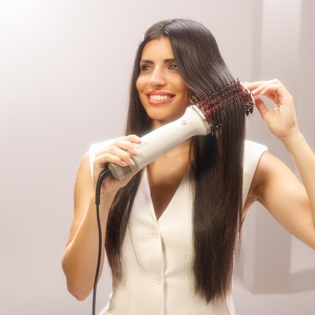Air DryBold Elite: Cepillo Moldeador, 1200W, 3 modos: seca, moldea y alisa. Tecnología iónica