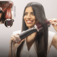Air DryBold Elite Brosse soufflante, 1200 W, 3 modes : séchage, coiffage et lissage, Technologie ionique