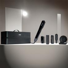 AirLisse 6in1 Premium: Plancha de Pelo con Aire, 13m/s de flujo de aire, 112.000 rpm, Función Plasma, Motor Brushless, Incluye 6 Accesorios, Cepillo convencional incluido, Estuche premium