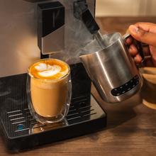 Cremmaet Steam Kompakter Kaffeevollautomat mit 19 Bar, Dampfgarer und Thermoblock-System.