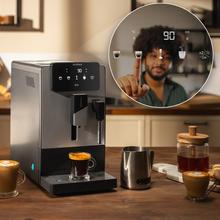 Cremmaet Steam Kompakter Kaffeevollautomat mit 19 Bar, Dampfgarer und Thermoblock-System.