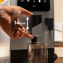 Cremmaet Steam Kompakter Kaffeevollautomat mit 19 Bar, Dampfgarer und Thermoblock-System.