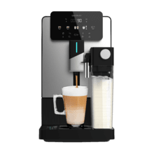 Cremmaet Latte Cafetera superautomática compacta con 19 bares, tanque de leche y sistema Thermoblock.