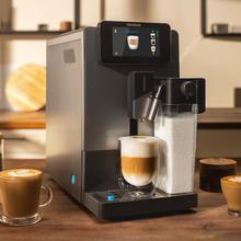 Cremmaet Latte Touch Cafetera superautomática compacta con 19 bares, tanque de leche y sistema Thermoblock.