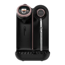 Power Caps Spin Cafetera de cápsulas de Nespresso con vaporizador muy compacta.