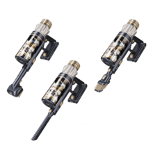 Conga Rockstar RS90 Pet Flex Aspirador escoba sin cables con 600 W y 160 AW de potencia de succión. 40 kPa. Modo Auto. Cepillo para animales y tubo flexible. Limpia hasta 140 m2 sin parones en modo Eco.