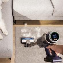 Conga Rockstar RX90 AI AquaPet Flex Aspirador escoba sin bolsa sin cables con Máxima potencia de succión de 350 AW y ultrapotencia de 850 W. 100 minutos de autonomía. Inteligencia Artificial. Cepillo HairLess antienredos. Tubo flexible y kit de accesorios completo.