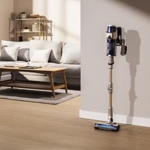 Conga Rockstar RX90 AI AquaPet Flex Aspirador escoba sin bolsa sin cables con Máxima potencia de succión de 350 AW y ultrapotencia de 850 W. 100 minutos de autonomía. Inteligencia Artificial. Cepillo HairLess antienredos. Tubo flexible y kit de accesorios completo.