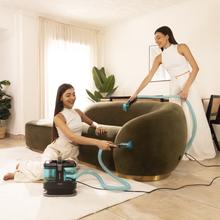 Conga 3000 Carpet&Spot Clean Max Lava tappezzeria. 450 W de potenza e 13 kPa. Design compatto. Serbatoio d'acqua pulita da 1000 ml e serbatoio d'acqua sporca da 550 ml.  Spray.