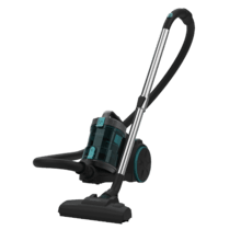 Conga Rockstar Cyclonic XL Aspirador de trineo sin bolsa de 890 W, con depósito de 2,5 litros y filtro de alta eficiencia para un aire más limpio. Cuenta con tubo telescópico metálico ajustable y accesorios especiales para muebles y esquinas, facilitando la limpieza en las zonas difíciles.