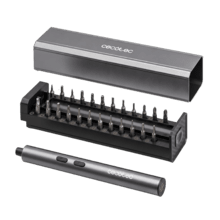Parafusadeira de Precisão Elétrica Cosmos Precision com Bits de Aço S2 de 4mm e Estojo de Alumínio Premium.