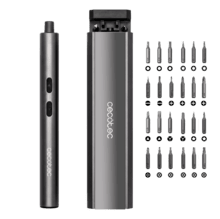 Parafusadeira de Precisão Elétrica Cosmos Precision com Bits de Aço S2 de 4mm e Estojo de Alumínio Premium.