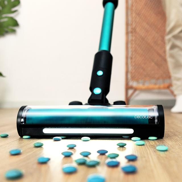 Conga Rockstar RX50 Pet Flex Diamond Aspirador escoba sin cables sin bolsa máxima potencia de succión de 300 AW y ultrapotencia de 780 W. 90 minutos de autonomía. Cepillo HairLess antienredos. Tubo flexible y kit de accesorios completo. Incluye cepillo para animales.