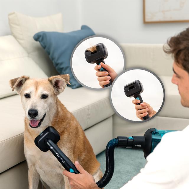 Conga Rockstar RX50 Pet Flex Diamond Aspirador escoba sin cables sin bolsa máxima potencia de succión de 300 AW y ultrapotencia de 780 W. 90 minutos de autonomía. Cepillo HairLess antienredos. Tubo flexible y kit de accesorios completo. Incluye cepillo para animales.