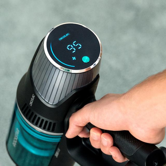 Conga Rockstar RX50 Pet Flex Diamond Aspirador escoba sin cables sin bolsa máxima potencia de succión de 300 AW y ultrapotencia de 780 W. 90 minutos de autonomía. Cepillo HairLess antienredos. Tubo flexible y kit de accesorios completo. Incluye cepillo para animales.