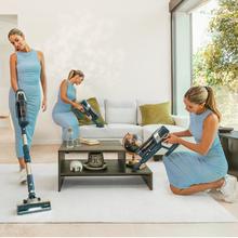 RZ90 AI AquaPet Flex Connected Aspirador escoba sin cables con base de autovaciado. 310 AW y 850 W. Tubo flexible. Inteligencia Artificial y contador de partículas. APP. Cepillo de animales y accesorio WaterTank de fregado.