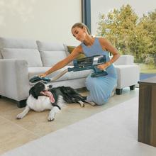 RZ90 AI AquaPet Flex Connected Aspirador escoba sin cables con base de autovaciado. 310 AW y 850 W. Tubo flexible. Inteligencia Artificial y contador de partículas. APP. Cepillo de animales y accesorio WaterTank de fregado.