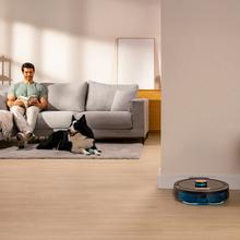 Conga M100 Spin AI Robot aspirador con mopas giratorias elevables. Inteligencia Artificial y 20000 Pa de succión. Cepillo de silicona antienredos. Autonomía hasta 220 m2. Control App 3.0.