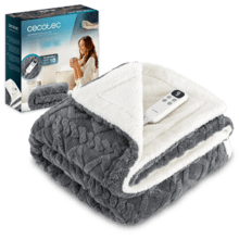 HeatConfort Luma (200 x 180) Manta eléctrica 200x180 con Apagado Automático y 10 Niveles de Temperatura Ajustables. Sherpa.