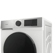 Bolero DressCode 7450 Inverter Lavadora blanca de 7 kg de capacidad y 1200 rpm, 16 programas, Clase A-10 %, motor Inverter Plus, elegante panel inox, SteamMax, Drum Clean, Allergy Care, Pearl Drum, Delay Start, Función Silence, Stop&Go y KidLock.