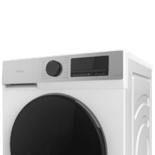 Bolero DressCode 8450 Inverter Lavadora blanca de 8 kg de capacidad y 1400 rpm, 16 programas, Clase A-20 %, motor Inverter Plus, elegante panel inox, SteamMax, Drum Clean, Allergy Care, Pearl Drum, Delay Start, Función Silence, Stop&Add y Kid Lock.