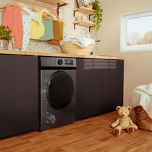 Bolero DressCode 8450 Inverter Steel Lavadora steel de 8 kg de capacidad y 1400 rpm, 16 programas, Clase A-20 %, motor Inverter Plus, elegante panel inox, SteamMax, Drum Clean, Allergy Care, Pearl Drum, Delay Start, Función Silence, Stop&Go y Kid Lock.