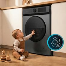 Bolero DressCode 10450 Inverter Steel Lavadora steel de 10 kg de capacidad y 1400 rpm, 16 programas, Clase A-10 %, motor Inverter Plus, elegante panel inox, SteamMax, Drum Clean, Allergy Care, Pearl Drum, Delay Start, Función Silence, Stop&Go y Kid Lock.