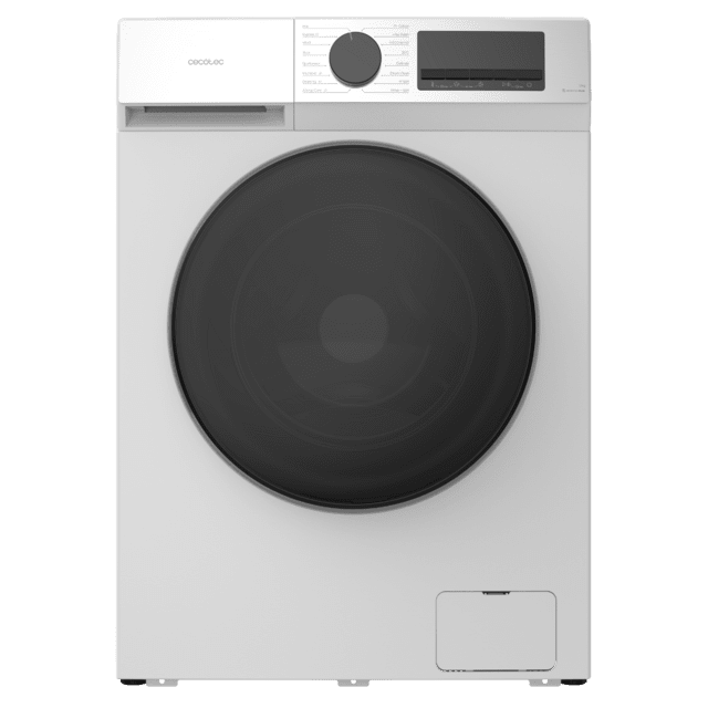 Bolero DressCode 12450 Inverter Lavadora blanca de 12 kg de capacidad y 1400 rpm, 16 programas, Clase A-20 %, motor Inverter Plus, elegante panel inox, SteamMax, Drum Clean, Allergy Care, Pearl Drum, Delay Start, Función Silence, Stop&Go y Kid Lock.