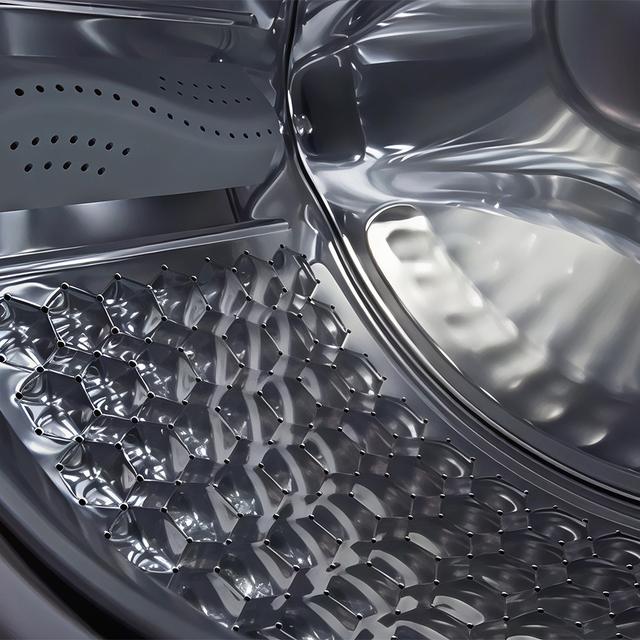 Bolero DressCode 12450 Inverter Lavadora blanca de 12 kg de capacidad y 1400 rpm, 16 programas, Clase A-20 %, motor Inverter Plus, elegante panel inox, SteamMax, Drum Clean, Allergy Care, Pearl Drum, Delay Start, Función Silence, Stop&Go y Kid Lock.