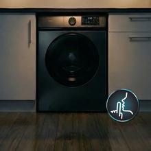 Bolero DressCode 12450 Inverter Steel Lavadora blanca de 12 kg de capacidad y 1400 rpm, 16 programas, Clase A-20 %, motor Inverter Plus, elegante panel inox, SteamMax, Drum Clean, Allergy Care, Pearl Drum, Delay Start, Función Silence, Stop&Go y Kid Lock.