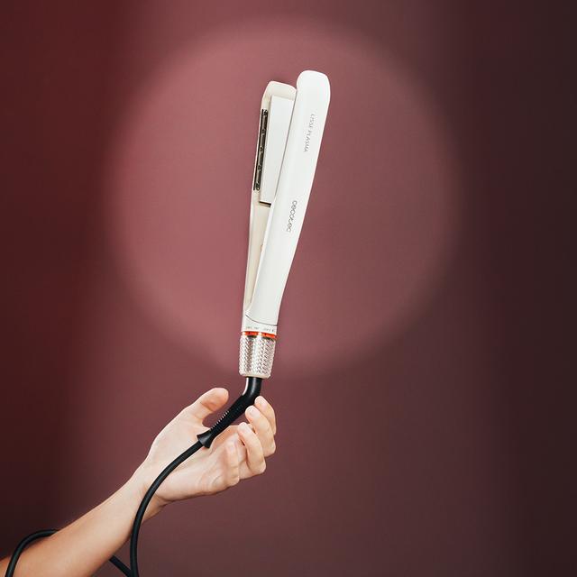 Lisse Plasma Plancha de Pelo Estrecha con Placas Flotantes y Plasma para un Cabello Sin Frizz