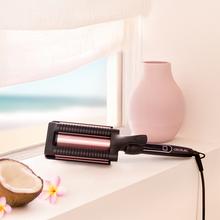RitualCare 1000 Summer Waves Plancha de Pelo de Ondas Surferas con 3 Barriles con revestimiento de cerámica, 25 mm, y 3 Temperaturas Ajustables