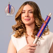 SurfCare iWaves Rizador de pelo, Tecnología Infrarroja, 32 mm, Revestimiento de cerámica, Iones