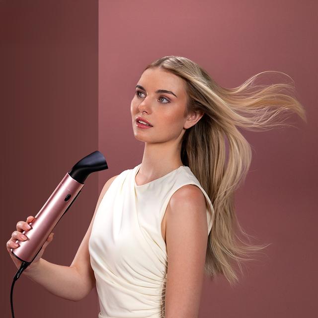 CeramicCare 10in1 AirBrush Cepillo de Aire con 10 Accesorios, Secador, Alisador, Rizador, Voluminizador y Difusor, Pantalla Digital, Función Iónica, 1200W, Revestimiento de Cerámica, Control Inteligente de Temperatura, 3 Modos de Calor y Velocidad
