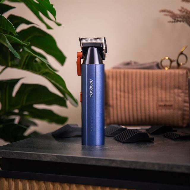 PrecisionCare Expert Tagliacapelli con motore Brushless digitale, 2 velocità, 6 pettini guida, corpo in alluminio, batteria da 2 ore, regolazione della lunghezza da 0,8 a 2 mm, 6700 giri/min.