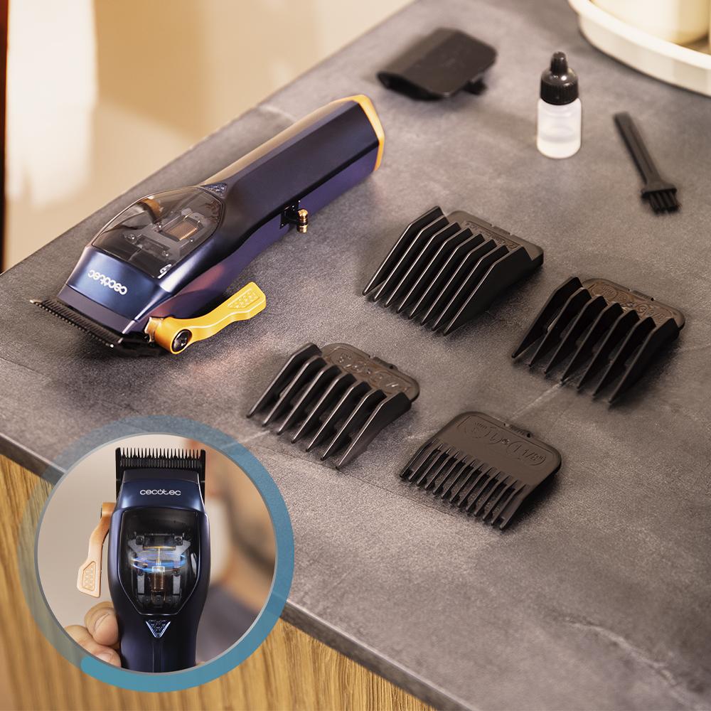 Cecotec PrecisionCare Expert Vector con 4 peines, aceite y cepillo de limpieza