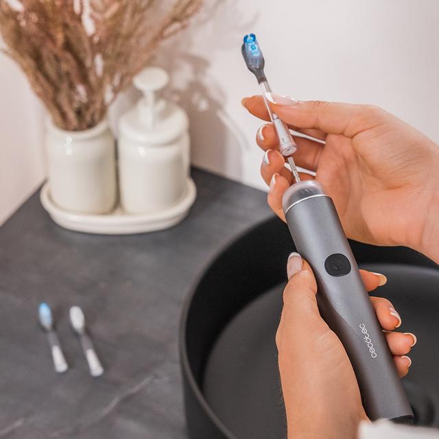 ToothCare UltraSonic EliteSwing Cepillo de dientes sónico con tecnología de oscilación 60º avanzada, 2 cabezales diferentes, 4 modos, 66.000 rpm, motor brushless, 30 días de autonomía.